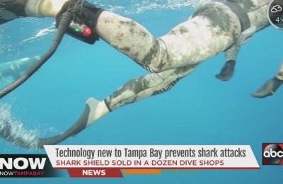 A device new to Tampa Bay protects from shark attacks